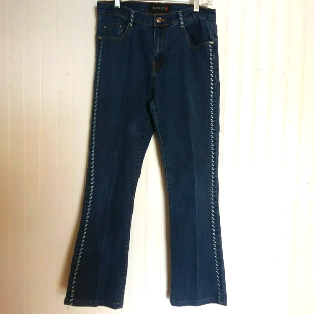 ADOLFO jeans in size 10.